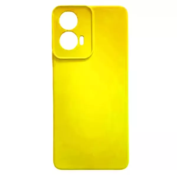 Funda Silicona ZTE Blade A54 Amarillo