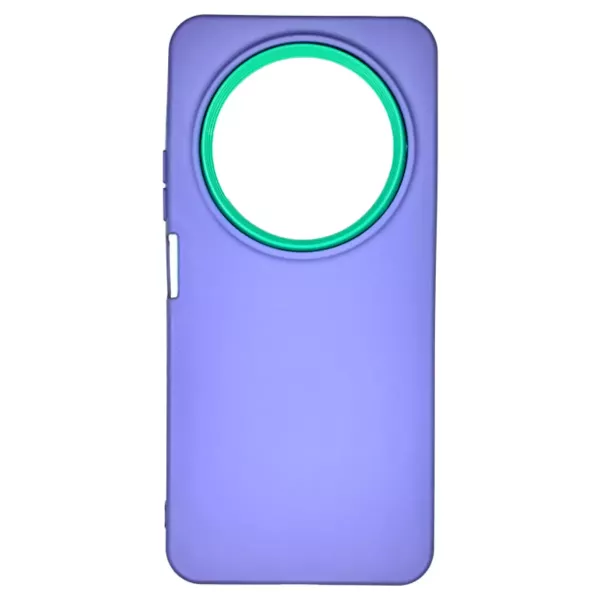 Funda Bumper Samsung A15 Lila Con Turquesa