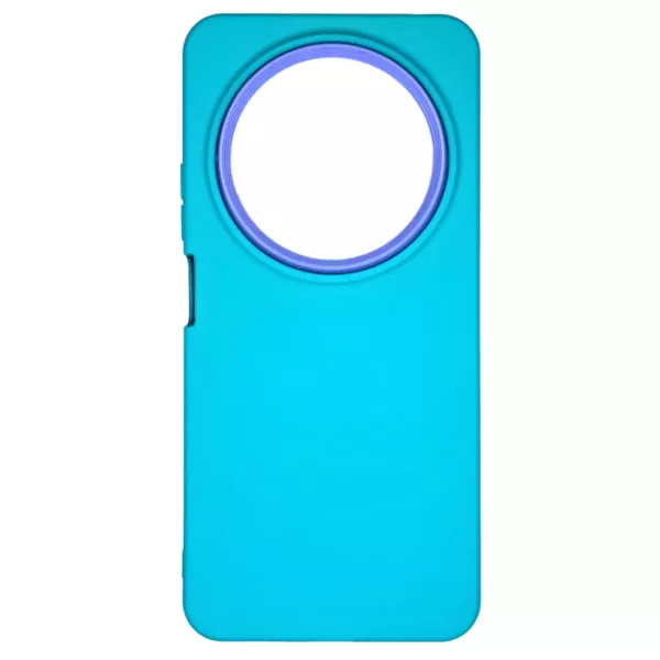 Funda Bumper Samsung A15 Turquesa Con Lila