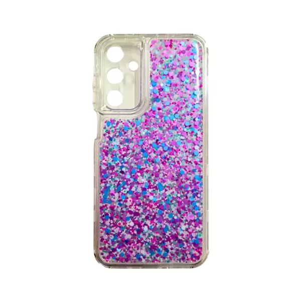 Funda Bumper Glitter Samsung A16 Violeta