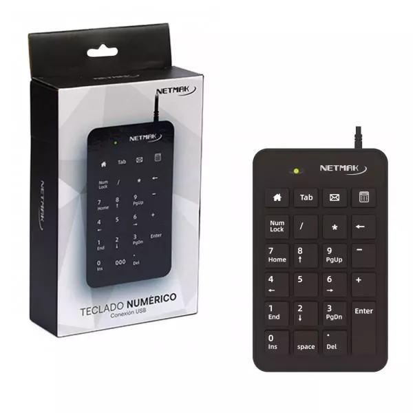 Teclado Numérico USB NM-KB250 NETMAK