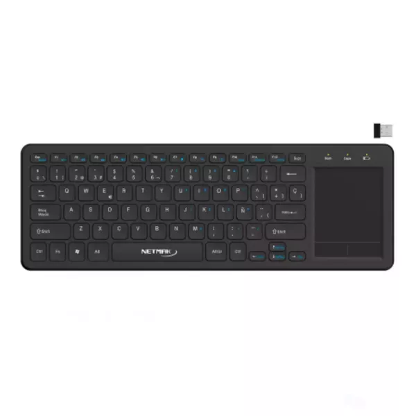 Teclado Smart TV Inalámbrico con Touch Pad NM-KB910 NETMAK