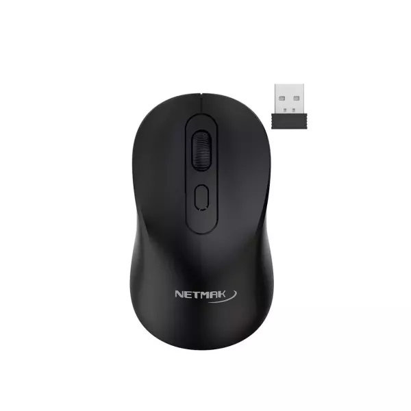 Mouse Inalámbrico Recargable NM-M640 NETMAK