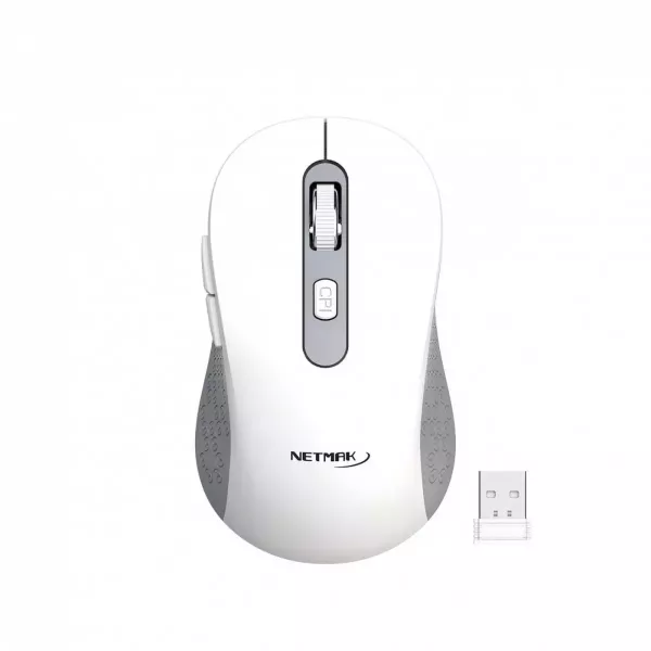 Mouse Inalámbrico 2.4Ghz + Bluetooth NM-M690-W NETMAK