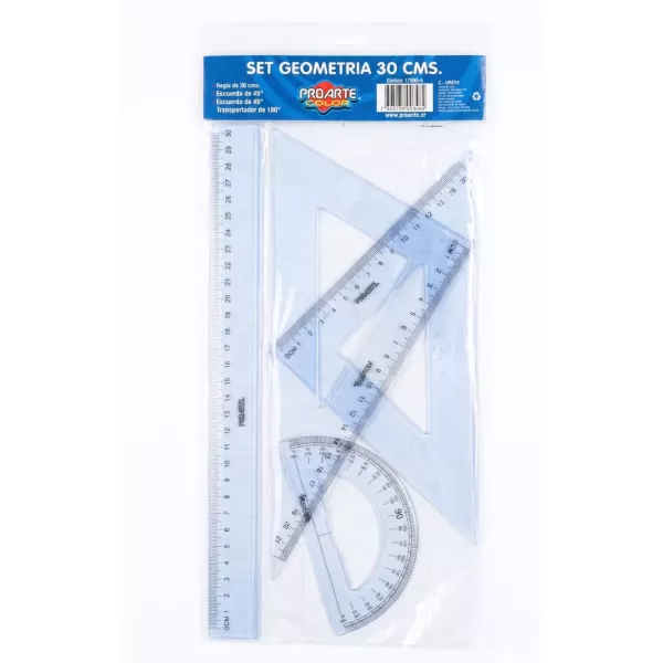 Set Geometría 30cms - Proarte