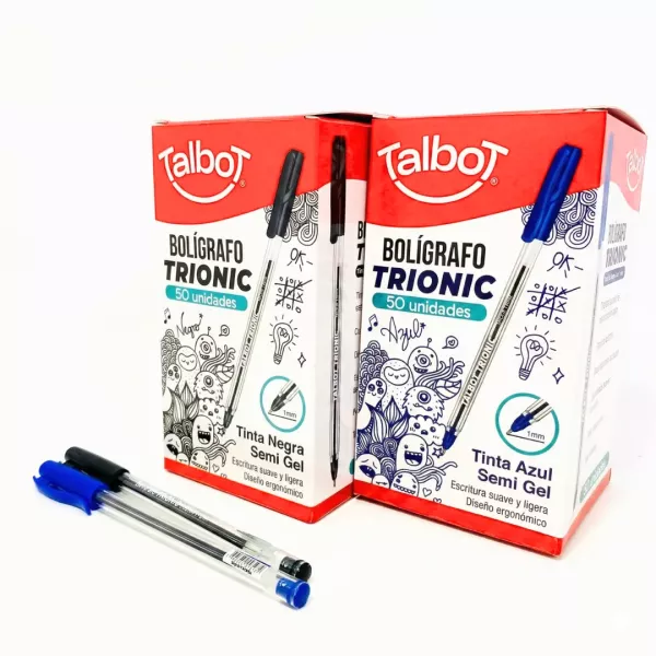 Bolígrafo Semi Gel 1mm xUnidad - Talbot