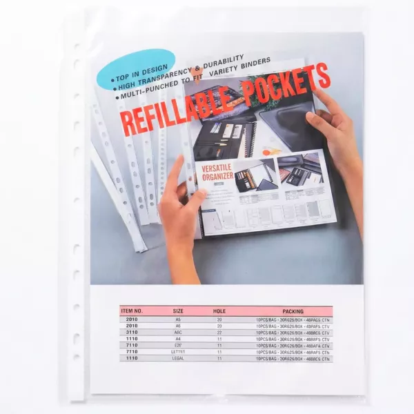 Folios A4 x10 - Pockets