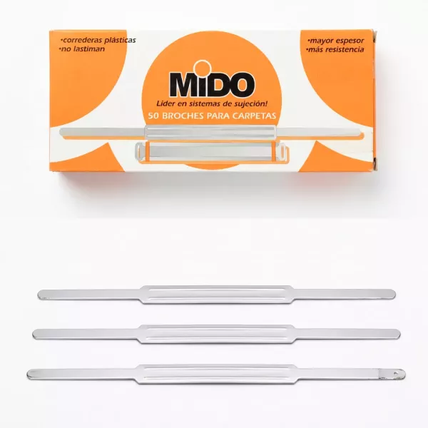 Broche P/ Carpeta Nepaco x50 - Mido