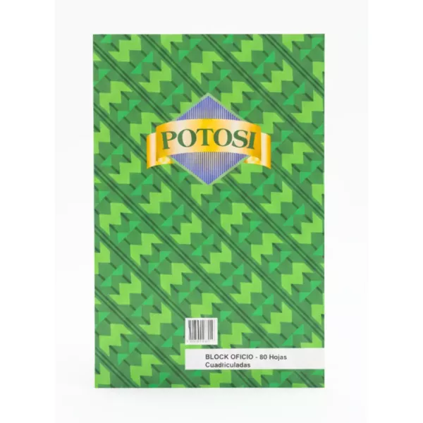 Block Hojas Cuadriculado Oficio x80 - Potosí