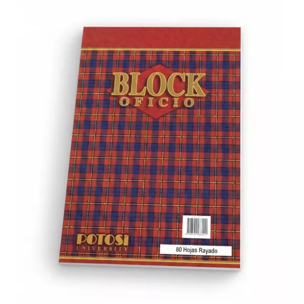 Block Hojas Rayado Oficio x80 - Potosí