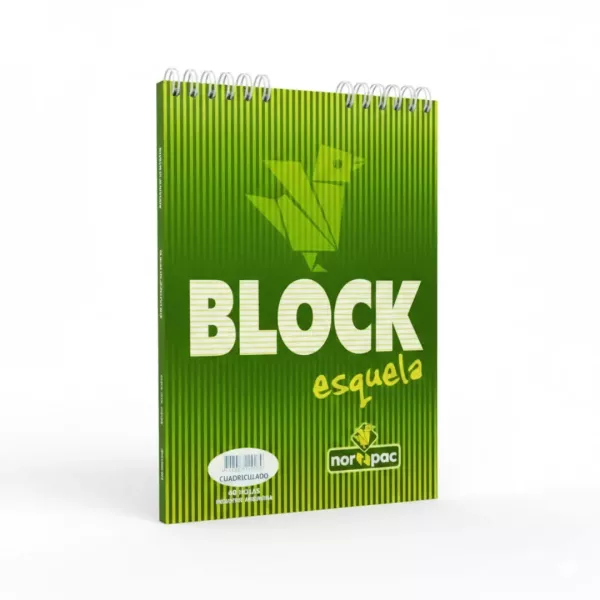 Block Cuadriculado Esquela - Nor Pac