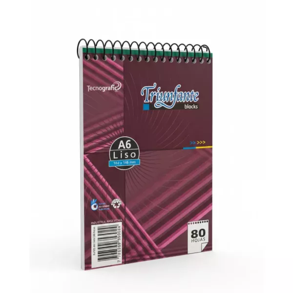 Block Liso A6 x80 - Triunfante