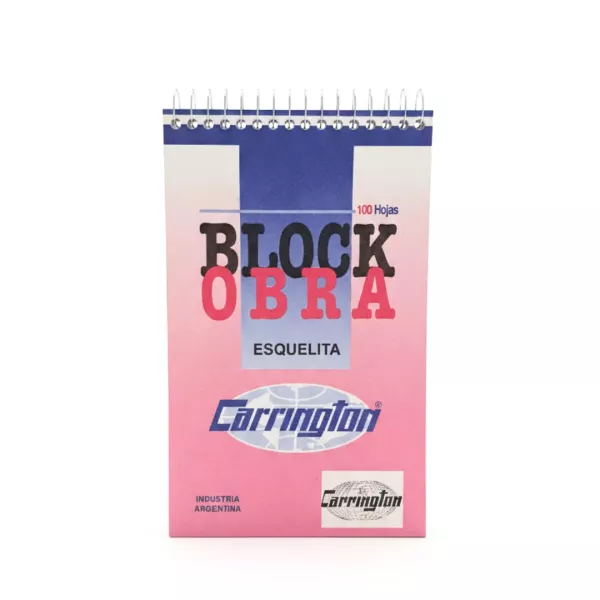 Block Obra Liso Esquelita x100 - Carrington