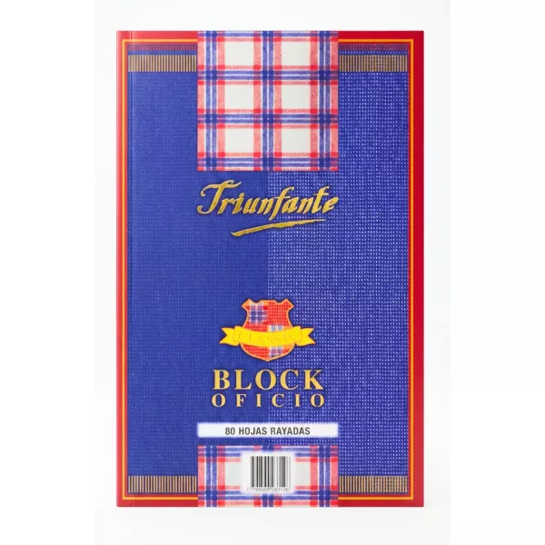 Block Rayado Oficio x80 - Triunfante