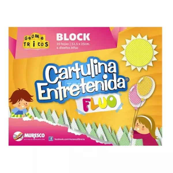 Block Cartulina Entretenida x20