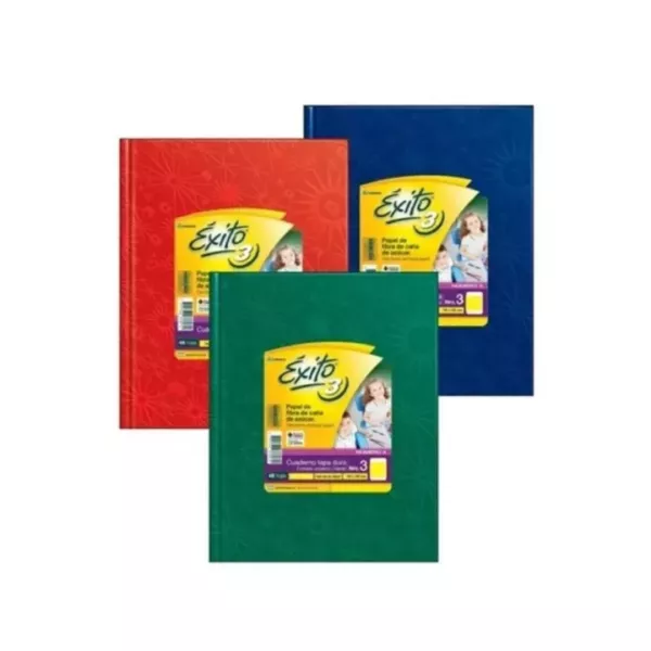 Cuaderno Tapa Dura N°3 x48 - Éxito