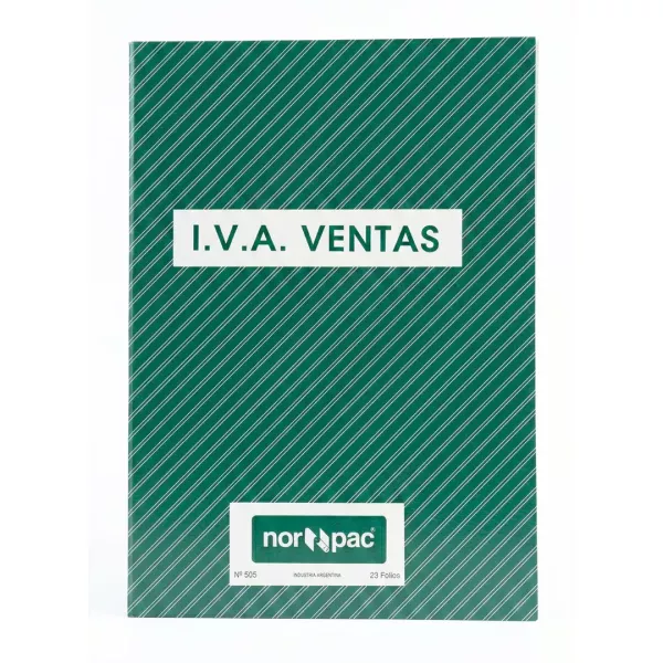 Cuaderno I.V.A Ventas - Nor Pac