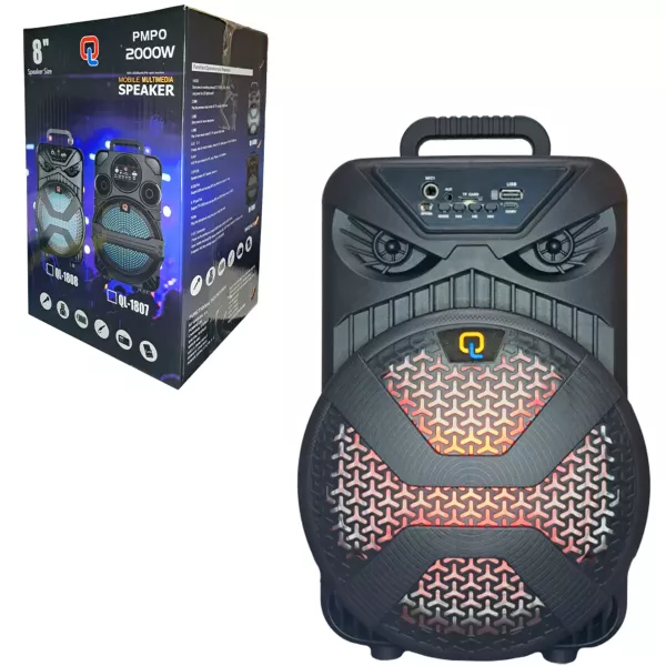 Parlante Bluetooth 8" 2000W QL-1808