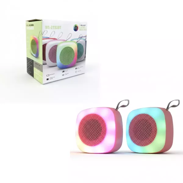 Parlante Bluetooth Con Luz Rgb MS-2233BT