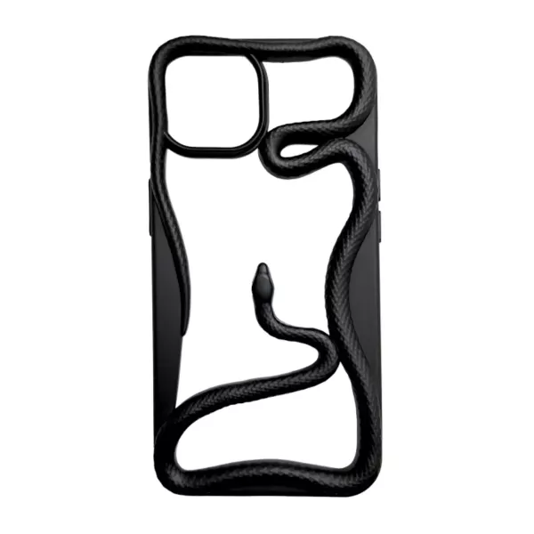 Funda Silicona Serpiente iPhone 11 Negro
