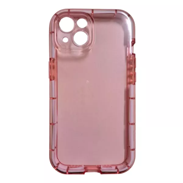 Funda Silicona Flex iPhone 13 Pro Max Rosa