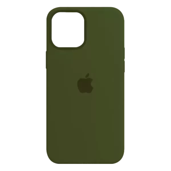 Funda Silicone Case Iphone 16e Verde Musgo
