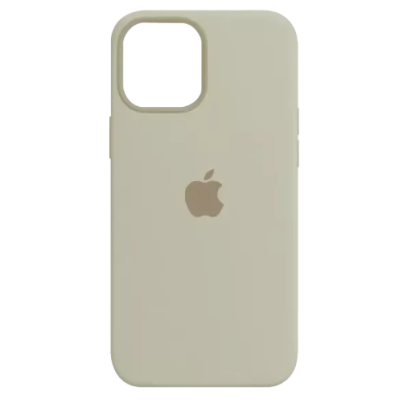 Funda Silicone Case Iphone 16 Pro Max Crema