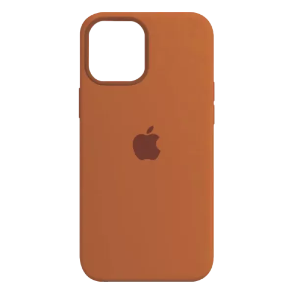 Funda Silicone Case Iphone 14 Pro Max Marrón