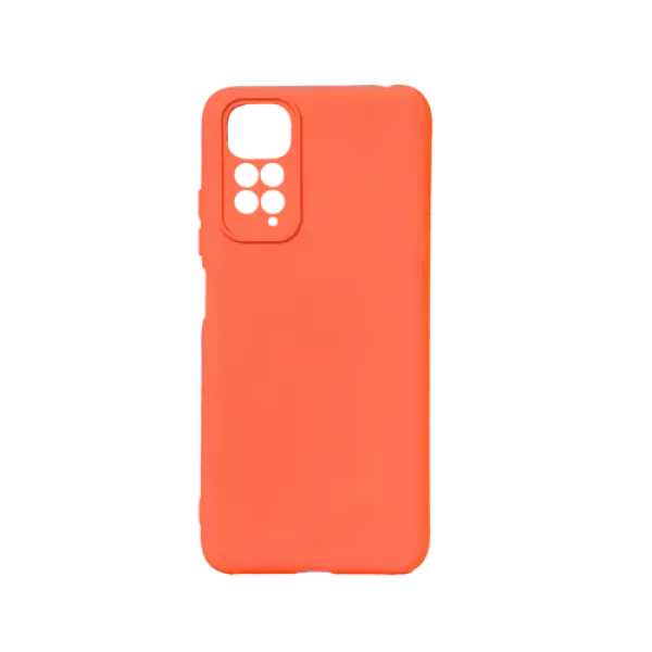 Funda Silicona Xiaomi Redmi Note 11 4g Naranja