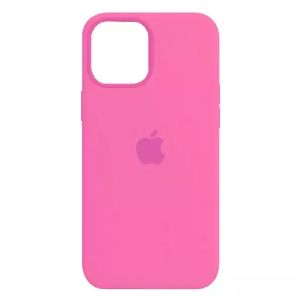 Funda Silicone Case Iphone 12 Pro Rosa Oscuro