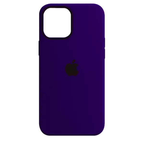 Funda Silicone Case Iphone 15 Violeta Oscuro
