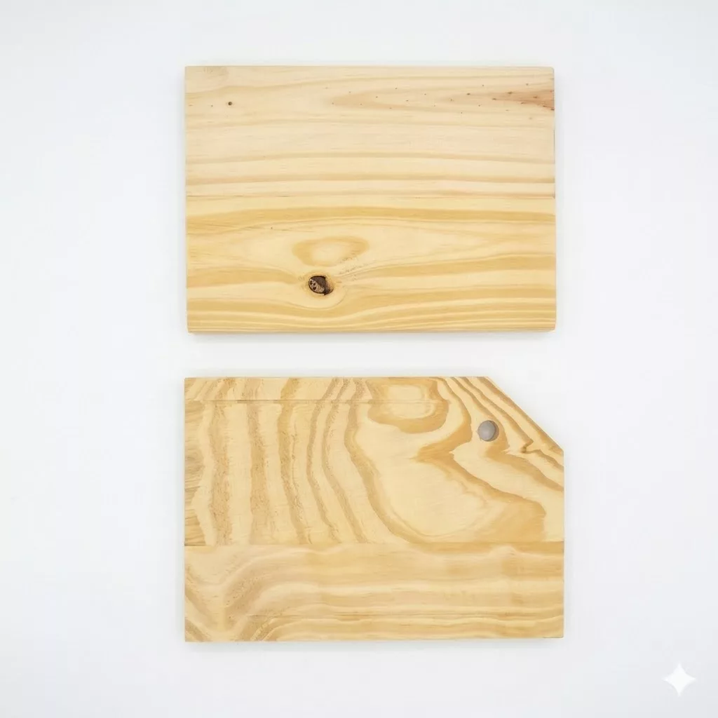 Tabla De Madera Asado 22x32 Liso ZW