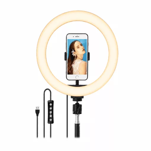 Aro Flash Led Selfie 26cm Ring Fill Light Sin Tripode DX-260/H-465 WQ