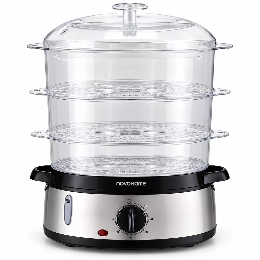 Vaporera Electrica 9l 800w 3 Cestas Nh-vp300 WQ